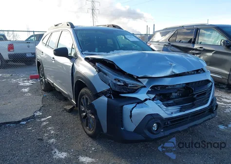 2025 Subaru Outback Onyx Edition из США, поврежденный, VIN 4S4BTALC7S3238243